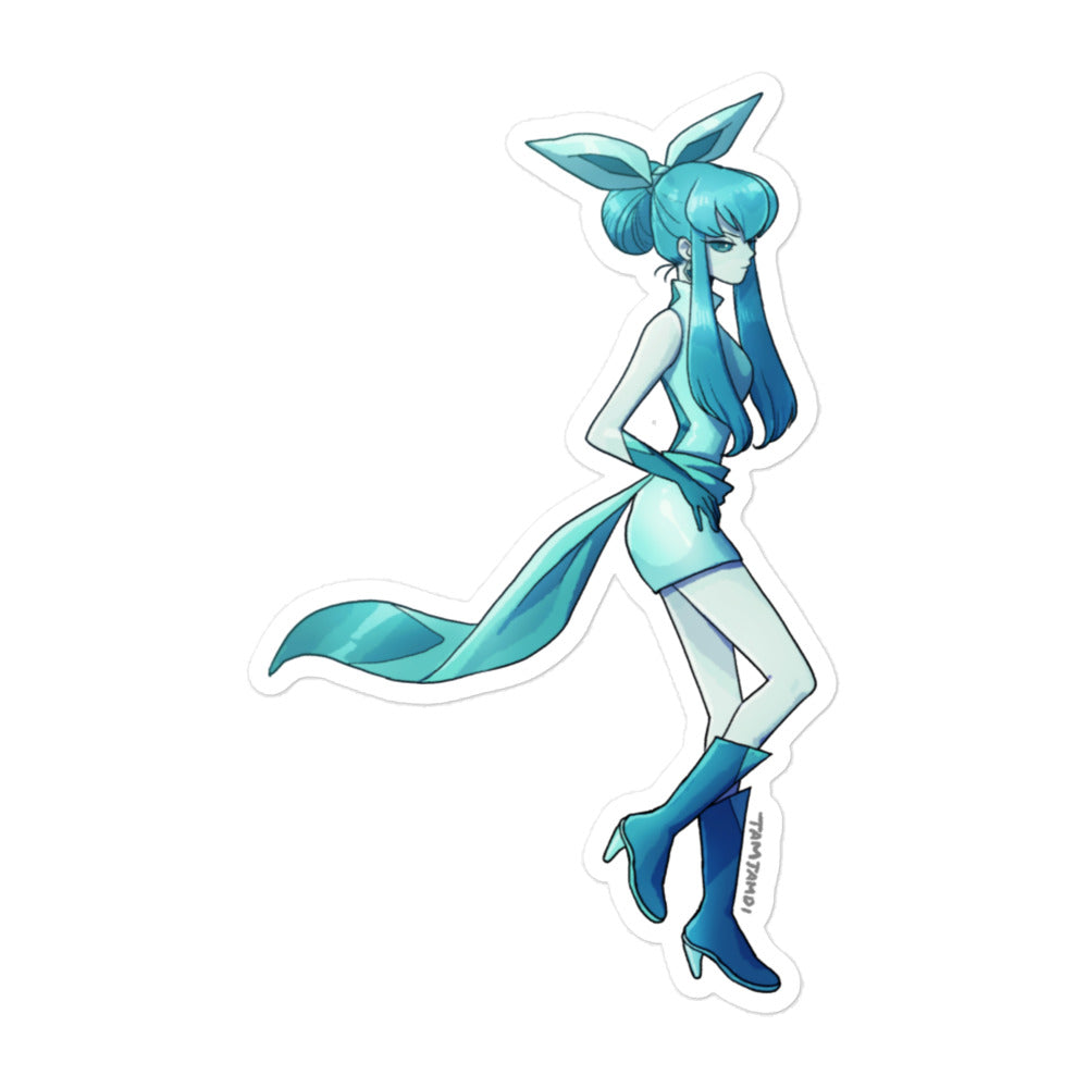 471. Glaceon Humanization Sticker