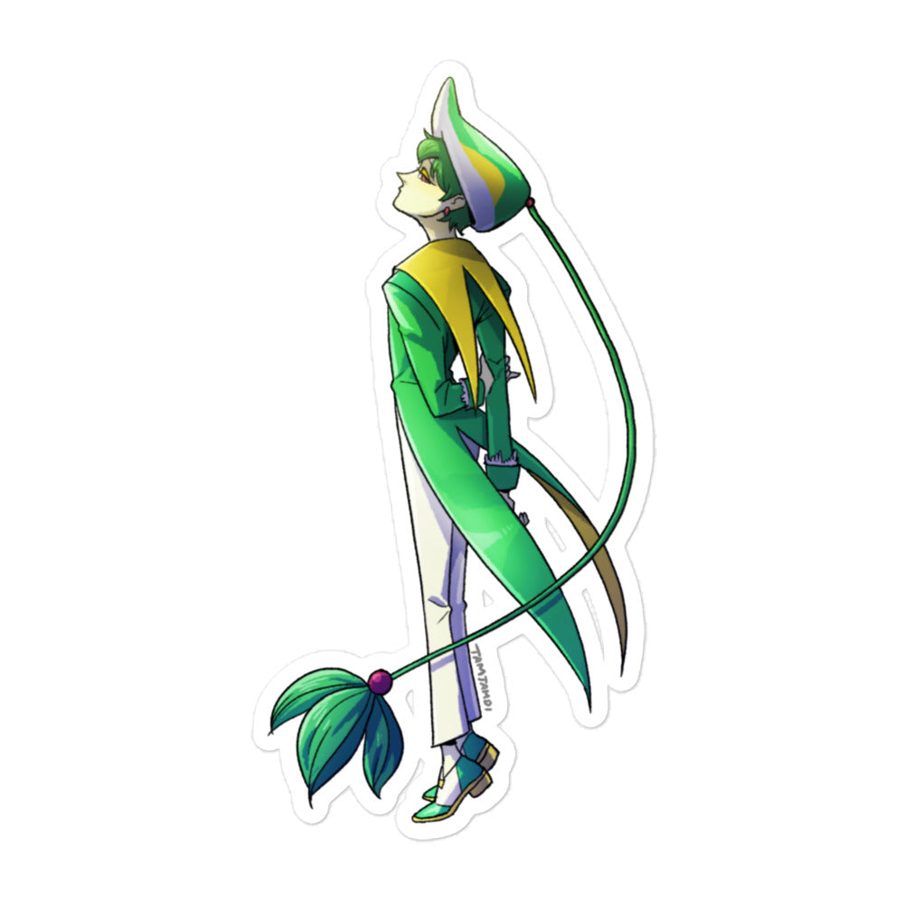 495.Snivy Humanization Sticker