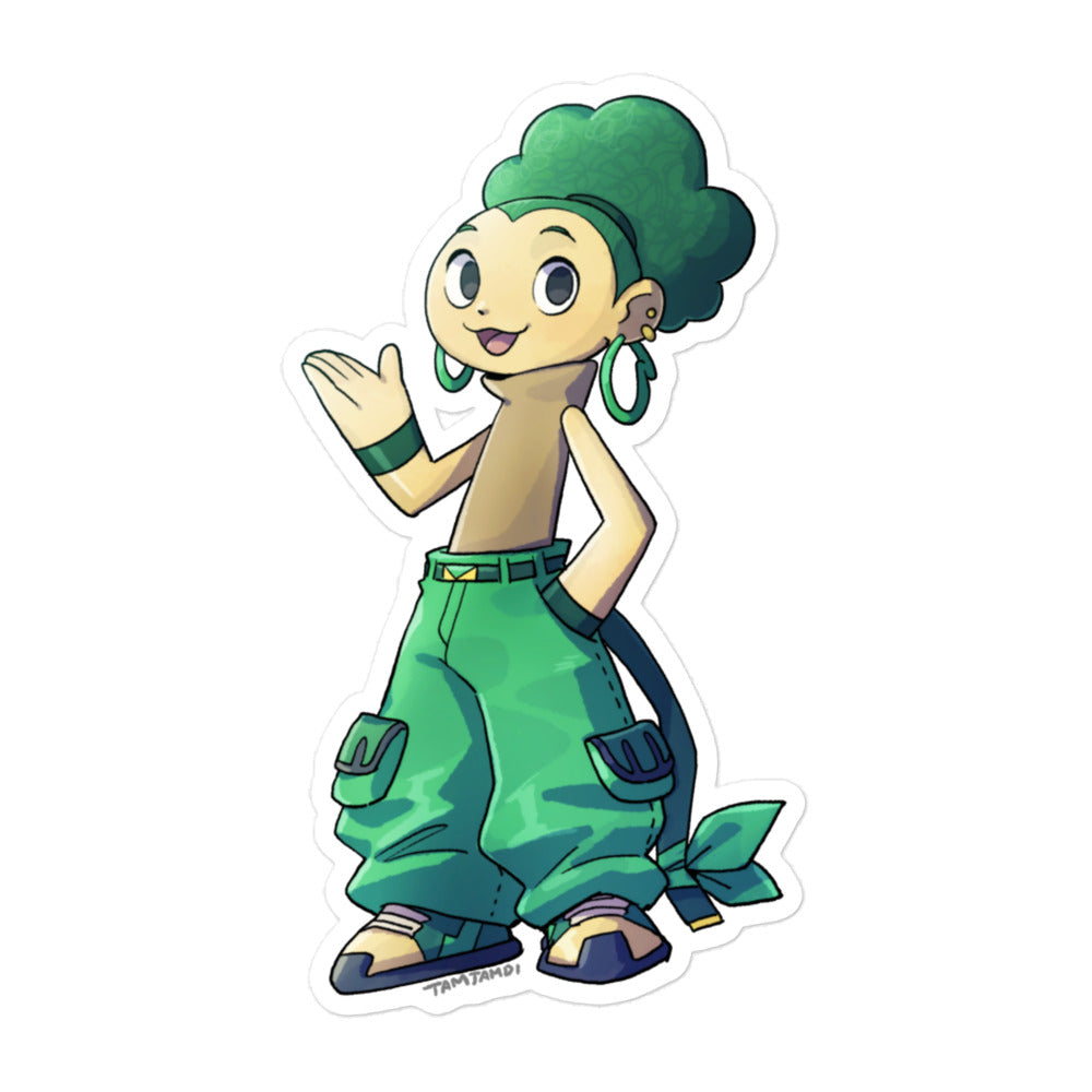 511. Pansage Humanization Sticker