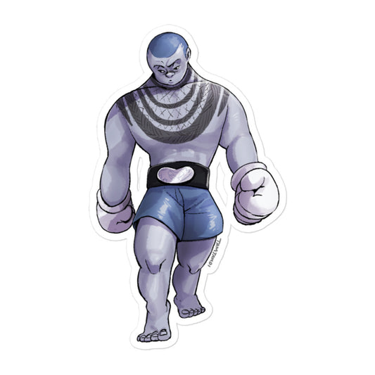 062.Poliwrath Humanization Sticker