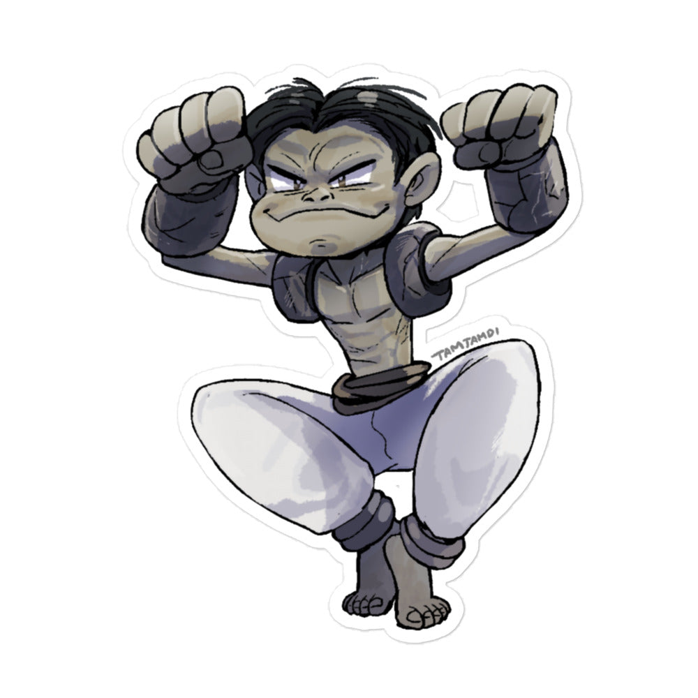 074.Geodude Humanization Sticker