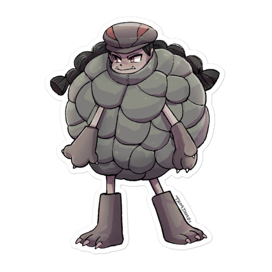 076.Golem Humanization Sticker