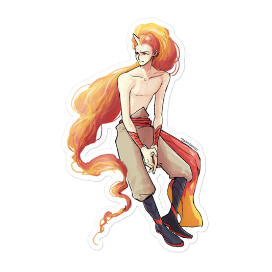 078.Rapidash Humanization Sticker