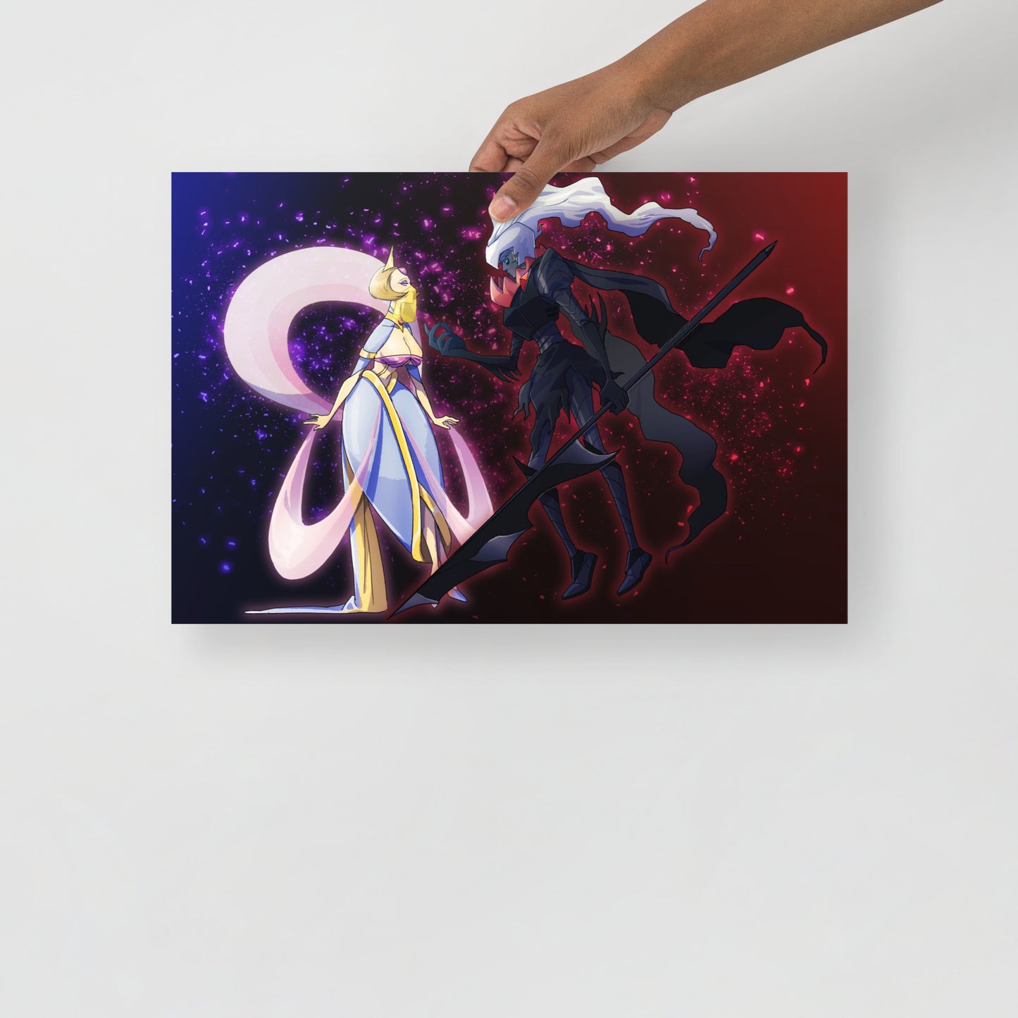 488.Cresselia & Darkrai Humanization Poster