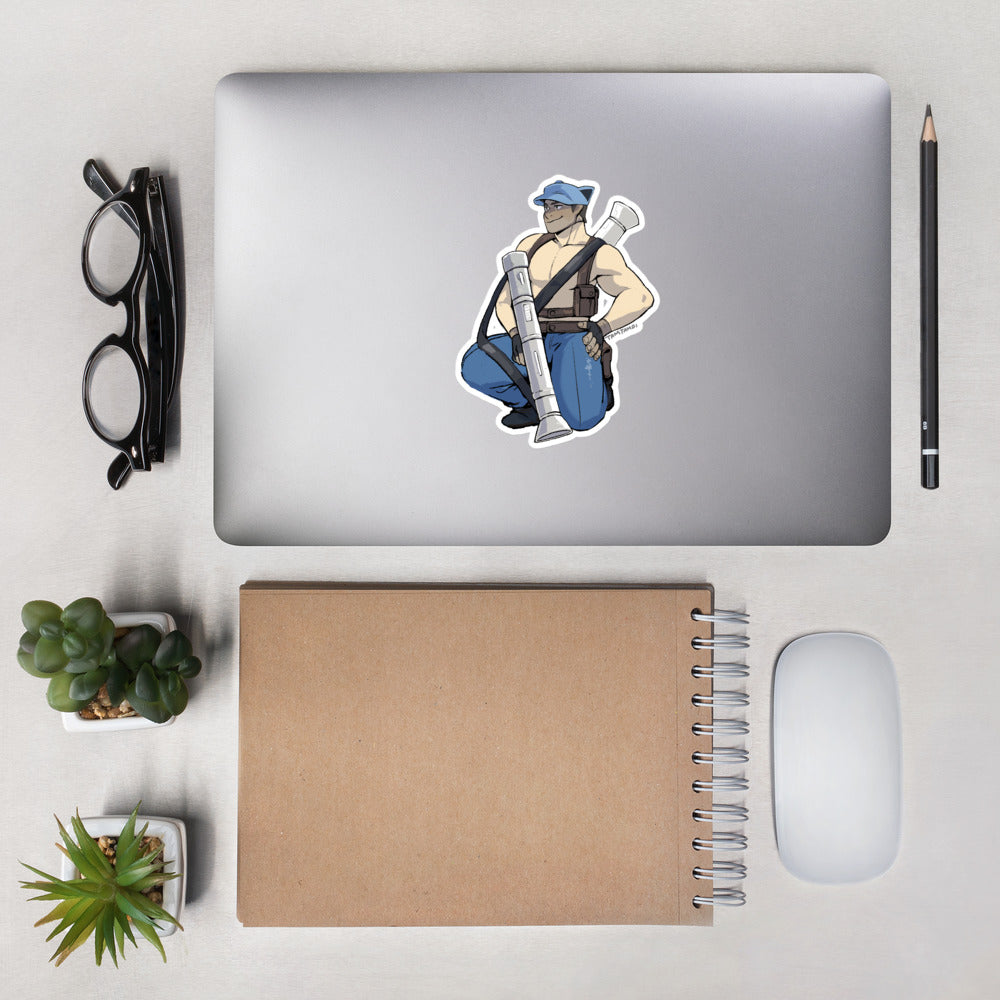009.Blastoise Gijinka Sticker