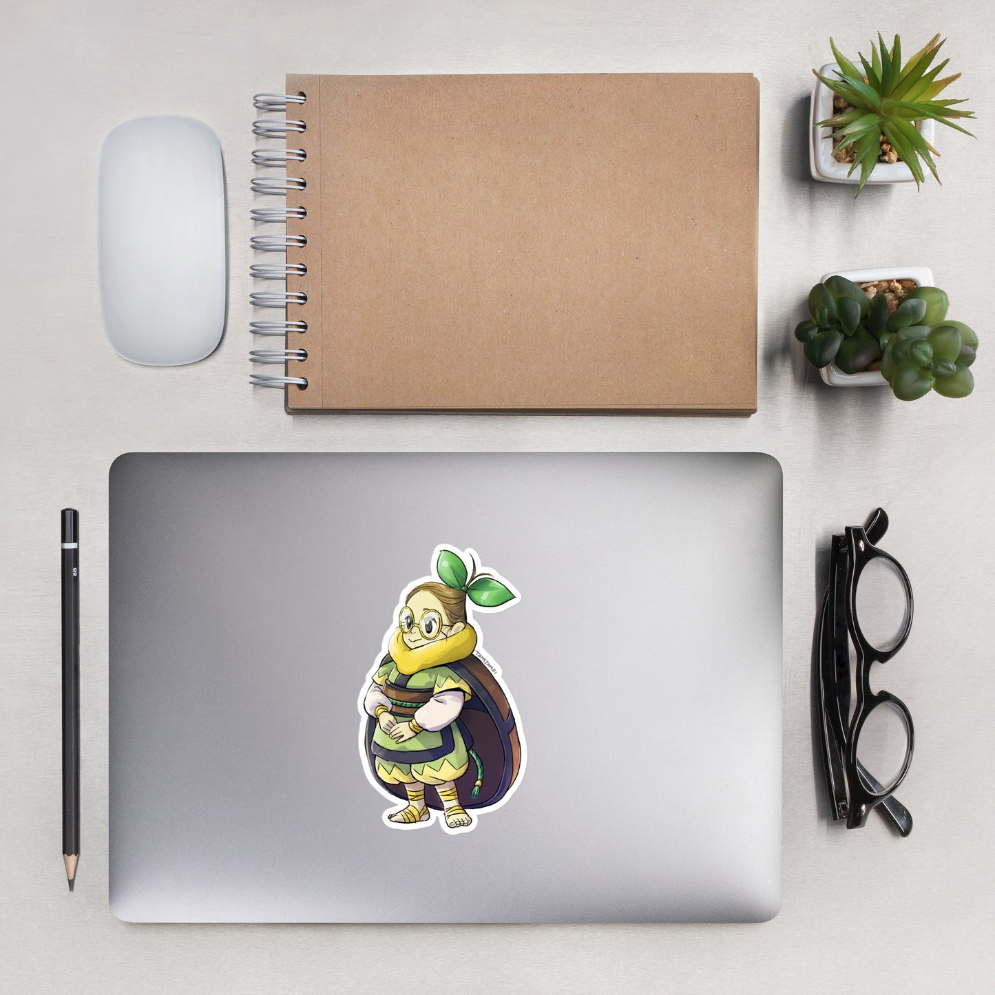 387. Turtwig Humanization Sticker