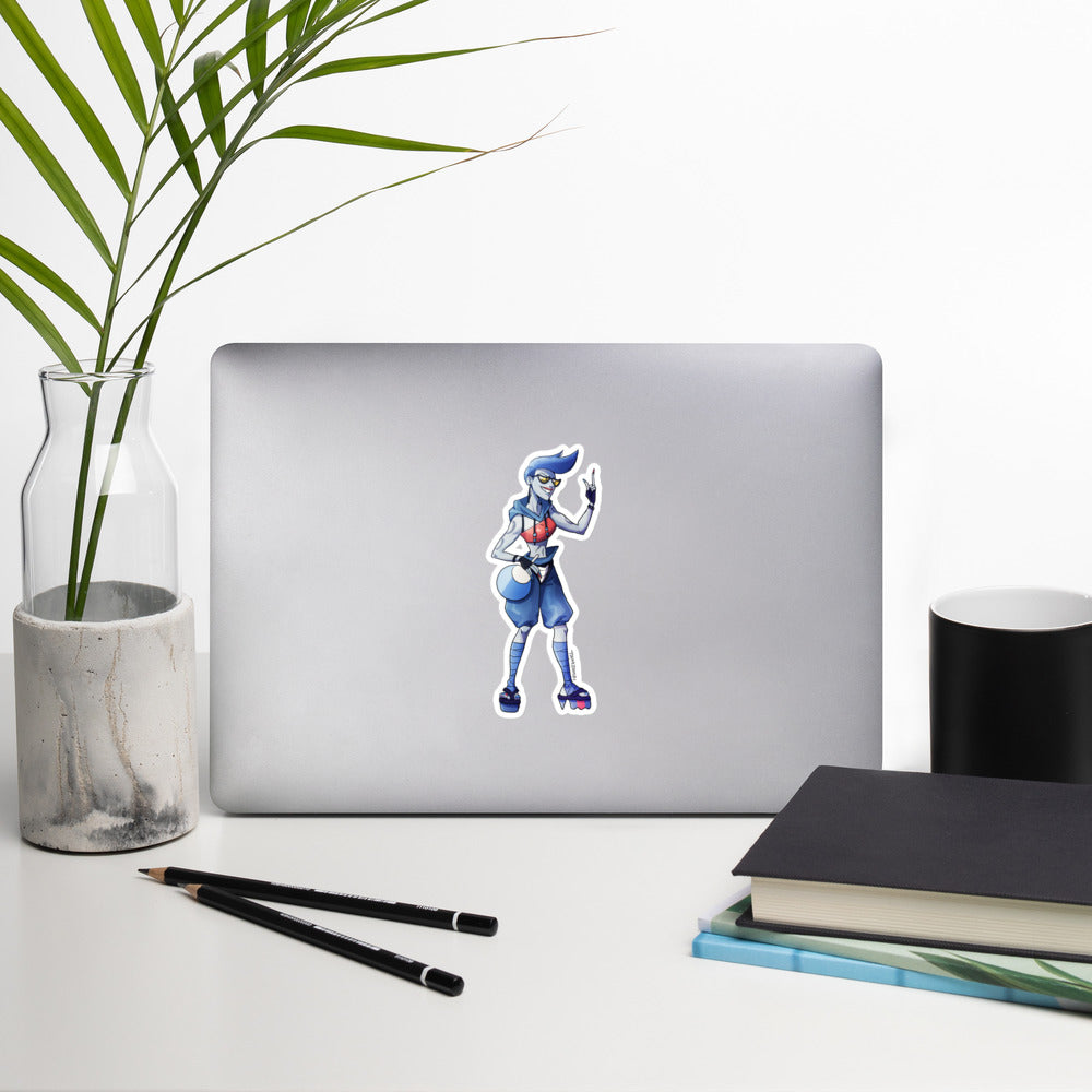 454. Toxicroak Gijinka Sticker
