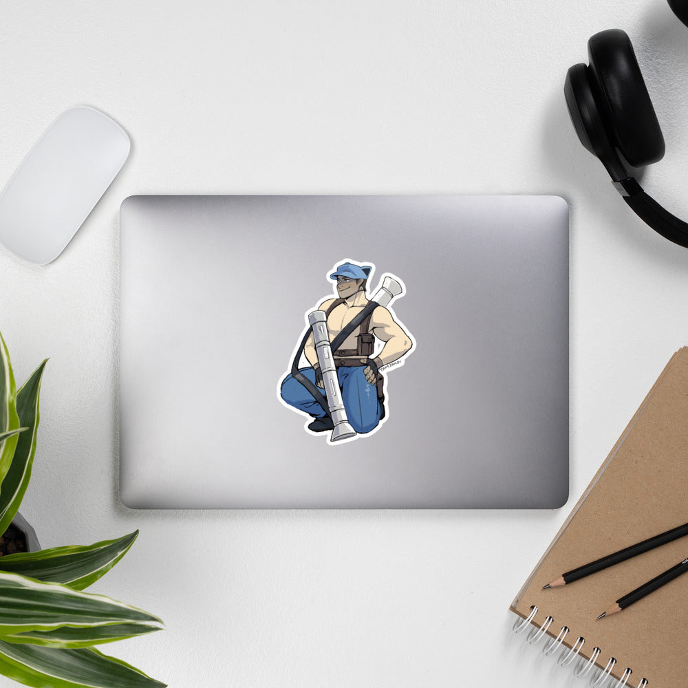 009.Blastoise Gijinka Sticker