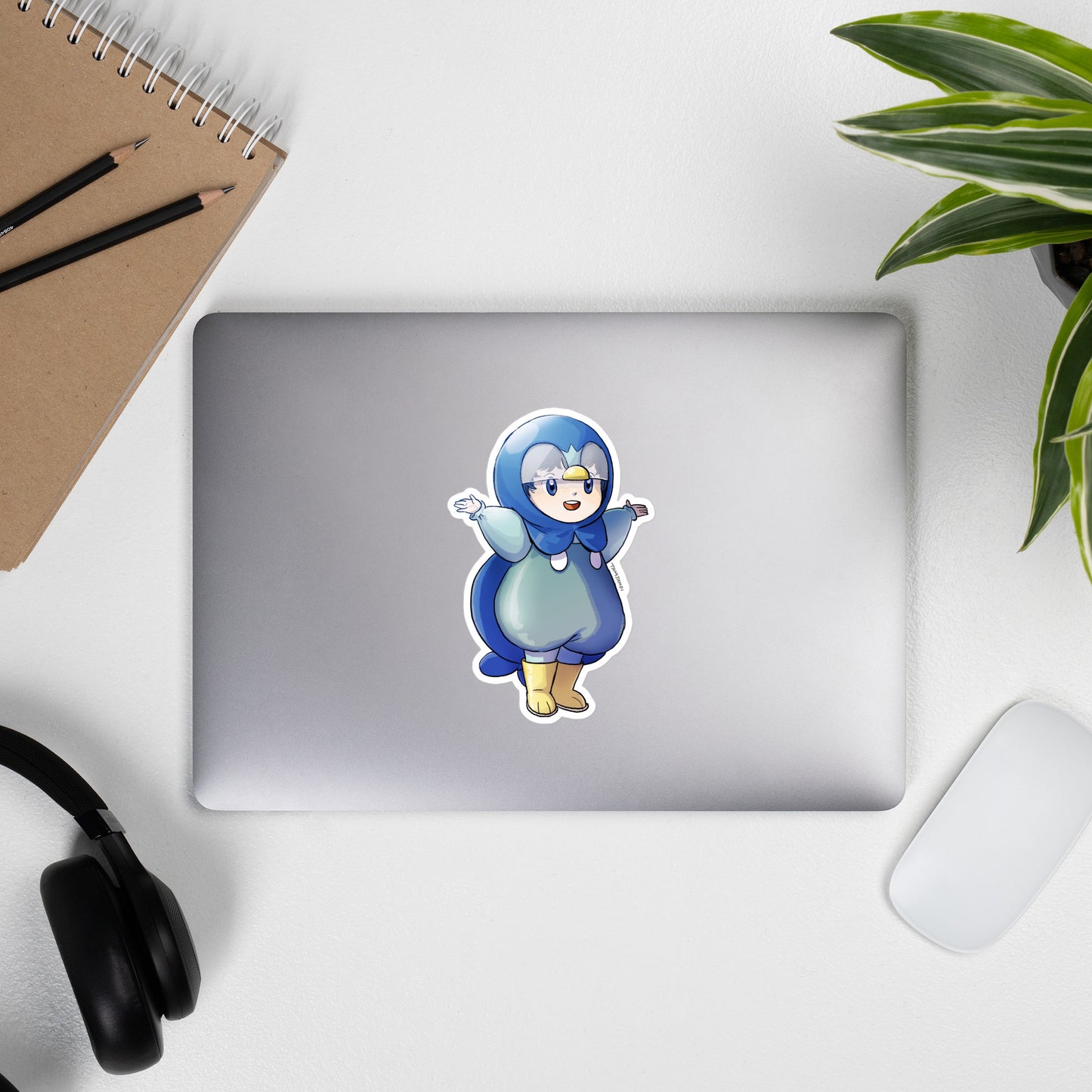 393. Piplup Gijinka Sticker